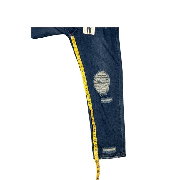 Women's Skinny Jeans - Dark Blue - Picture 7 of 8